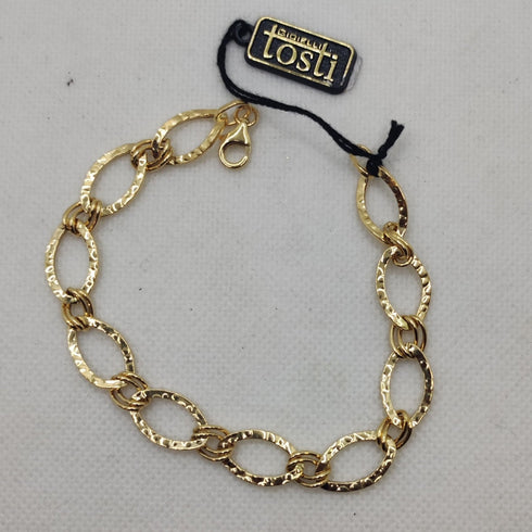 Bracciale Oro 18k maglia ovale larga 20 cm 3,60 gr | Gioiellitosti.it